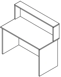Desk-barrier-working PM-5