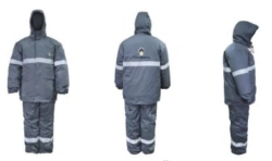 Women's winter suit for protection against thermal risks of electric arc, from low temperatures, model KTz