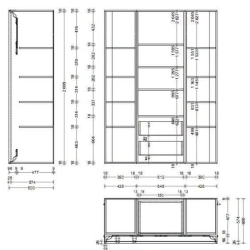 Storage cupboard for children's toys (HQ 4)