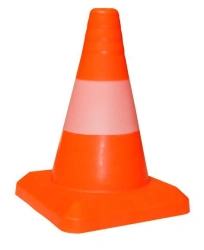 KS-1.4.1 Elastic signal cone 320 mm with 1 white matt strip 70 mm long