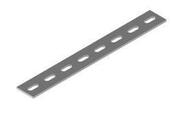 Reinforced strip PMP 50x5, with overall dimensions from 50x2000 mm to 50x6000 mm, with metal thickness 5,0 mm, stainless steel m