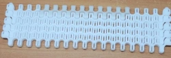 Modular tape ML101R PP (xx X xx mm; friction insert F with xx mm pitch, edge margin xx mm; POM pin; clips)