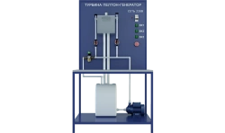 Laboratory installation for studying Pelton turbine-generator system (EN-GG)