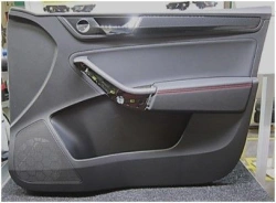 Left rear door card for car interior made of plastic. Item No.: *** 867 023 XX