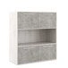 Medium cupboard with horizontal niche B-tone