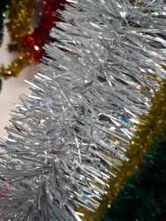Tinsel 6-ply, length 1.8M, silver