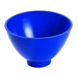 Bowl CRZ-400 - "Celite" elastic dental elastic bowl for plaster mixing, colour blue