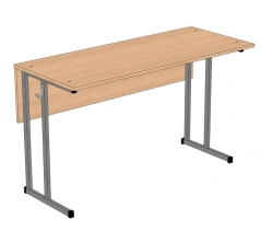 Pupil's table 2-seater, not adjustable, square tube SU-1.2