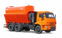 Combined machine KO-829BG, type KO-829B, modification KO-829BG, base chassis: KAMAZ-65115-37, ecological class 5.