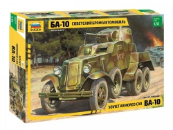 Assembled model Soviet armoured car BA-10
