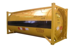 Tank-container of model KTsKh-25/0,4-60VH for transportation of substances of hazard classes 3, 6, 9