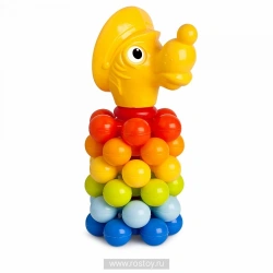 Mini pyramid with balls Wolfie
