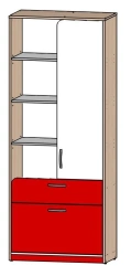 Wide combination cupboard, Art. SHPZ-01