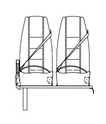 Passenger seat PS05.6800010-05.31.2K-300