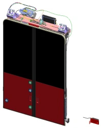 Door of electric train cabin external DBPS 004.01.00.000-01