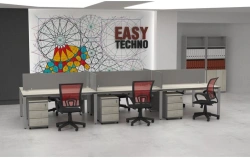 Wooden office cupboards: EASY TECHNO" collections