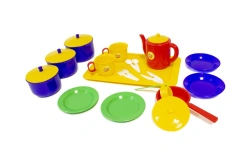 Dinnerware for dolls "Housewife (big set) "1/18