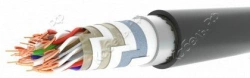 Cables for signalling and interlocking with polyethylene insulation, with water-blocking materials (WB), aluminium sheathed, br
