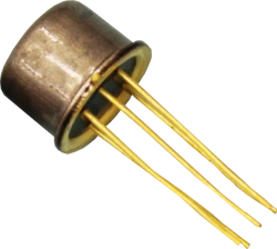 AOT123A transistor optocoupler (with local gold-plating of the leg)