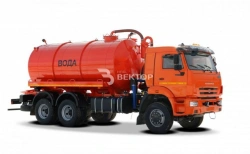 Vacuum tanker truck MB 4680A4-40 on chassis KAMAZ 65111-A5, 65111-50