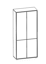 Modular wall, module SMD.24