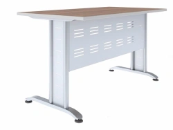 Table on metal frame