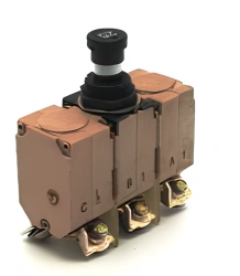 Push-button three-pole type mains protection switchboard AZS86.3