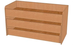 Three-tier bed. Model: KT-2
