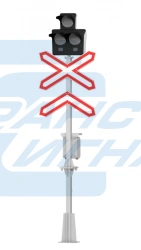 Traffic lights crossing NKMR. 676658. 031TU