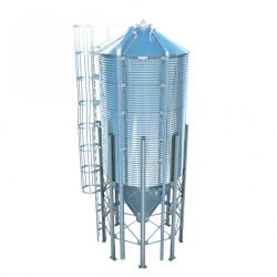Metal silo with cone bottom (farmer) SCF38,5-2-3,2/4