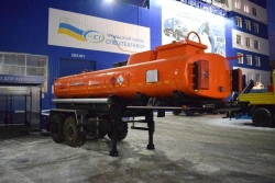 Semi-trailer-slurry tanker, UZST brand, type 9179, modifications: 9179-0000120 (frame, with ABS, with EBS)