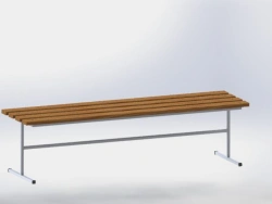 Cloakroom bench