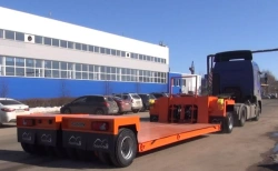 Semitrailers low frame tandem axle, com. nam. 9942M2 (modification from 99422M-00 to 99422M-12) on axle units DT220.220.00 of OO