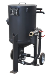 Abrasive blasting unit of pressure type DSG-100