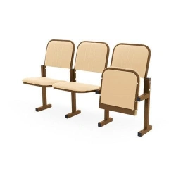 Section multi-seat upholstered fabric, reclining Model: SMOT of "Edelwood" trade mark