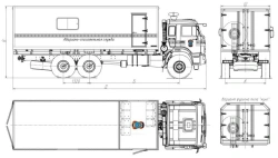 Emergency rescue trucks mod. 5759K1, 5759K4 without CMU on the basis of KAMAZ chassis mod. 43118-A5, 43118-50, 43118-37, 43118-R