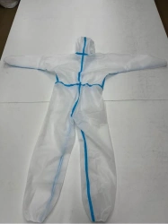 Medical protective overalls of disposable nonwoven material according to TU 32.50.50-006-44257094-2021