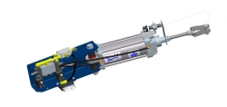 Vehicle door pneumatic actuator 40N1R63/116T1B045