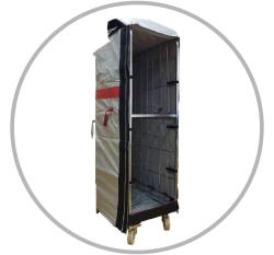 Lightweight thermal cover for foodstuffs transportation
