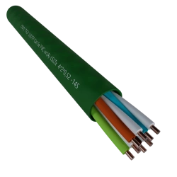 Cable high-frequency paired twisted pair U/UTP Cat 5e PVC ng(A)-LSLTx 1pr 25 AWG