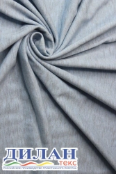 Mixed melange knitted fabric (47.5% cotton, 47.5% polyester, 5% polyurethane): kulirnaya smoother