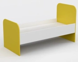 Crib 2-seater. Size (w x d x h): 1430 x 650 x 800mm. (Furniture for kindergartens brand "Interior" series "TDI Kids")