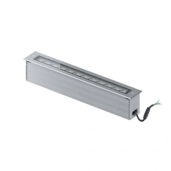 Architectural luminaire SVETHOLL Buffy ground linear recessed L600 B90 H105 power supply unit in LED 12W housing