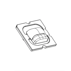 Lens for LED luminaires AMT-ST-25x25-5050-T4