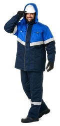 Men's suit "Troika-Leader"/jacket, trousers, vest/, model 2.107