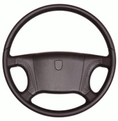 Mustang steering wheel 50.6520-3402010-21 height 138 mm with vehicle logo