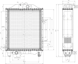 Water radiator 2502-1301.010