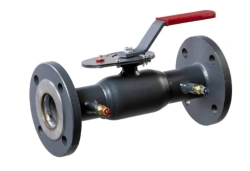Stop and regulating valve (tap), Type RJIP BaBV, Modification 3 PN25 DN80