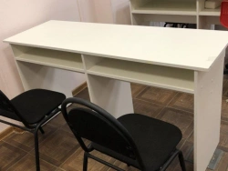 Wooden desk for educational institutions