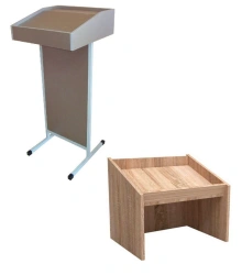 Table-top chair, floor-standing (rostrum) of "Edelwood" trade mark